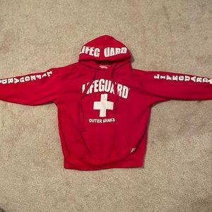 Red Lifeguard hoodie